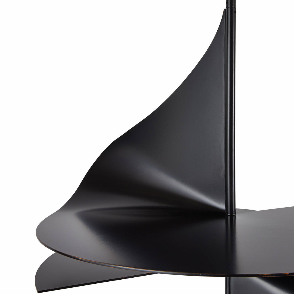 Sculptural Renly Pendant – Black