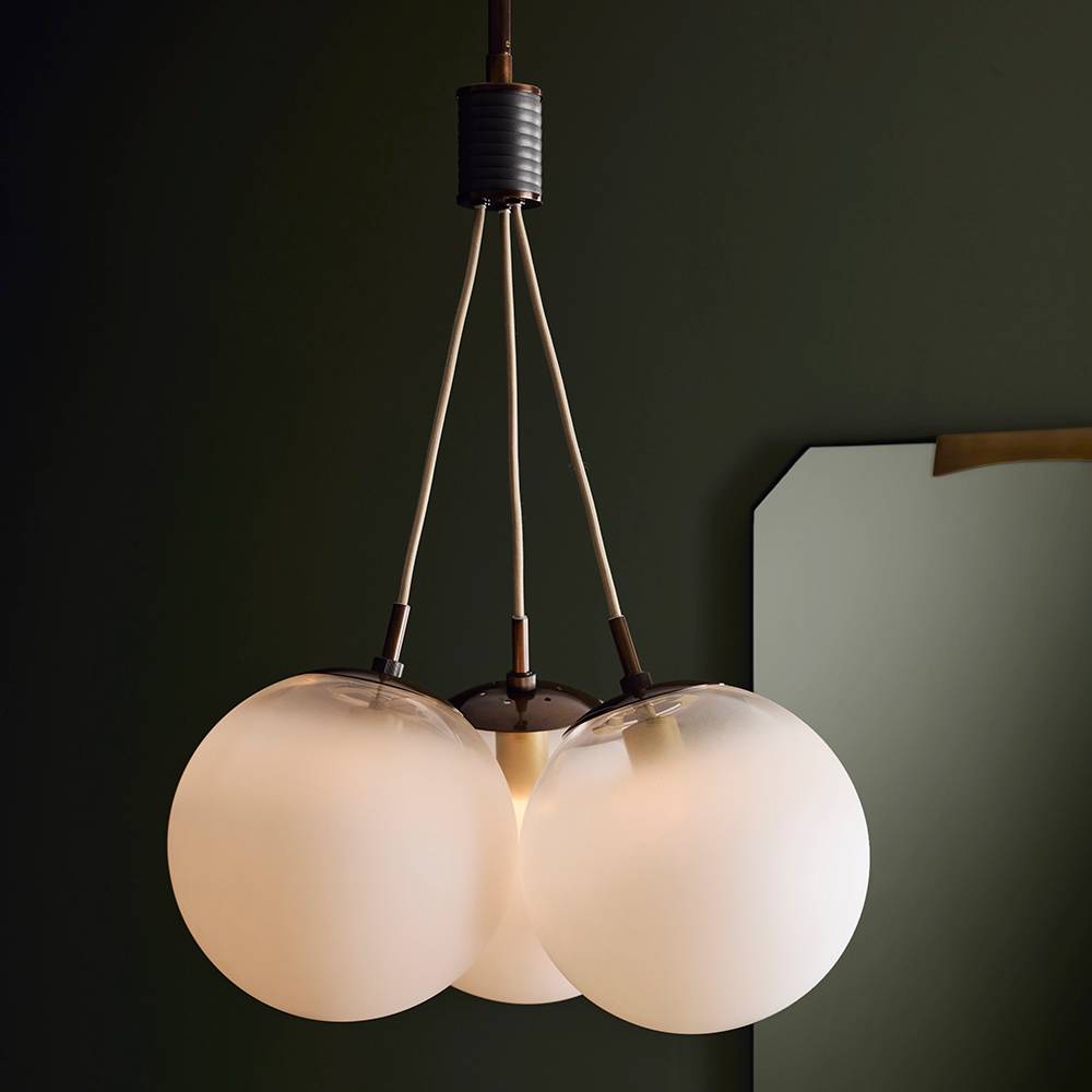 Signature Trinity Chandelier, alternate view