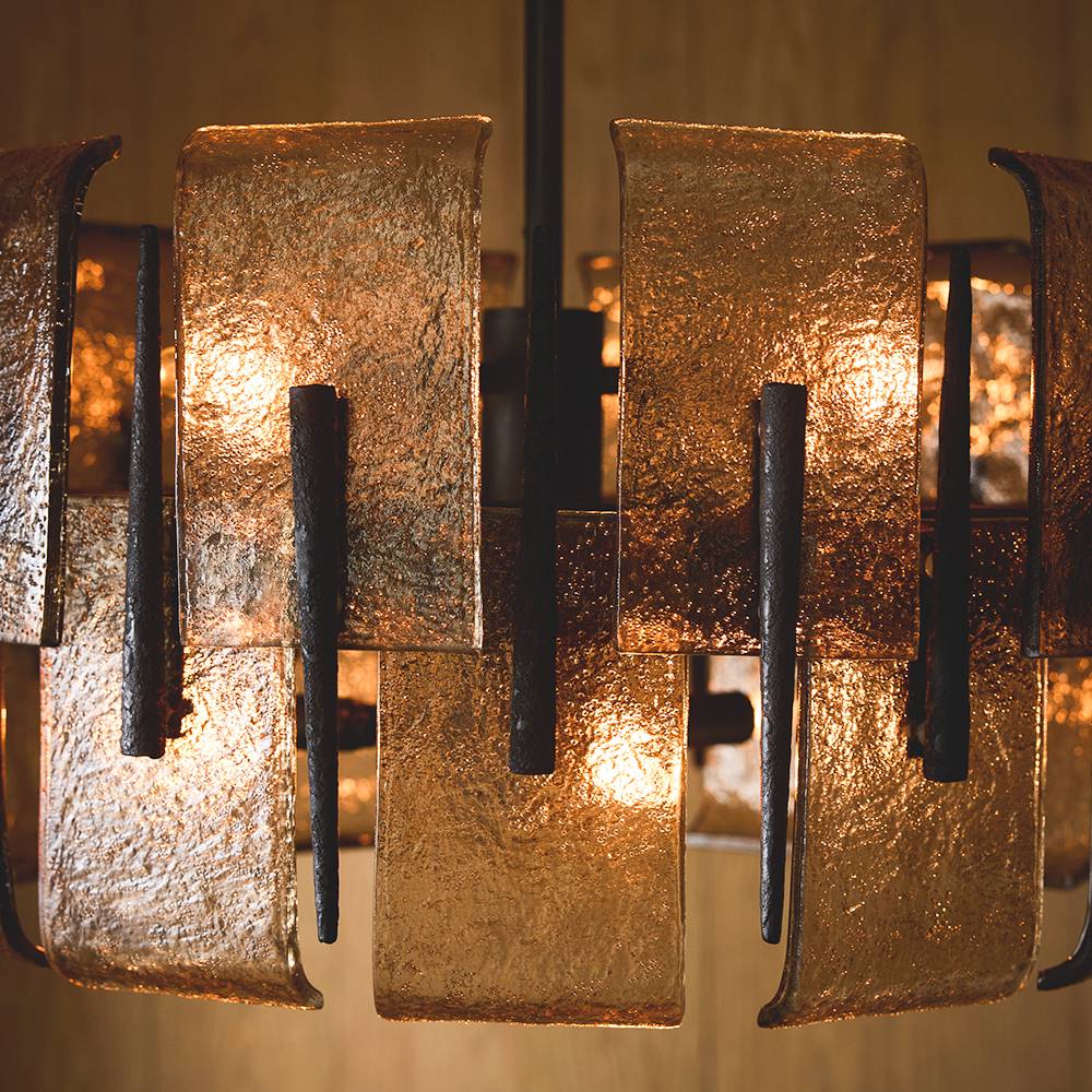 Sculptural Lumora Chandelier, alternate view