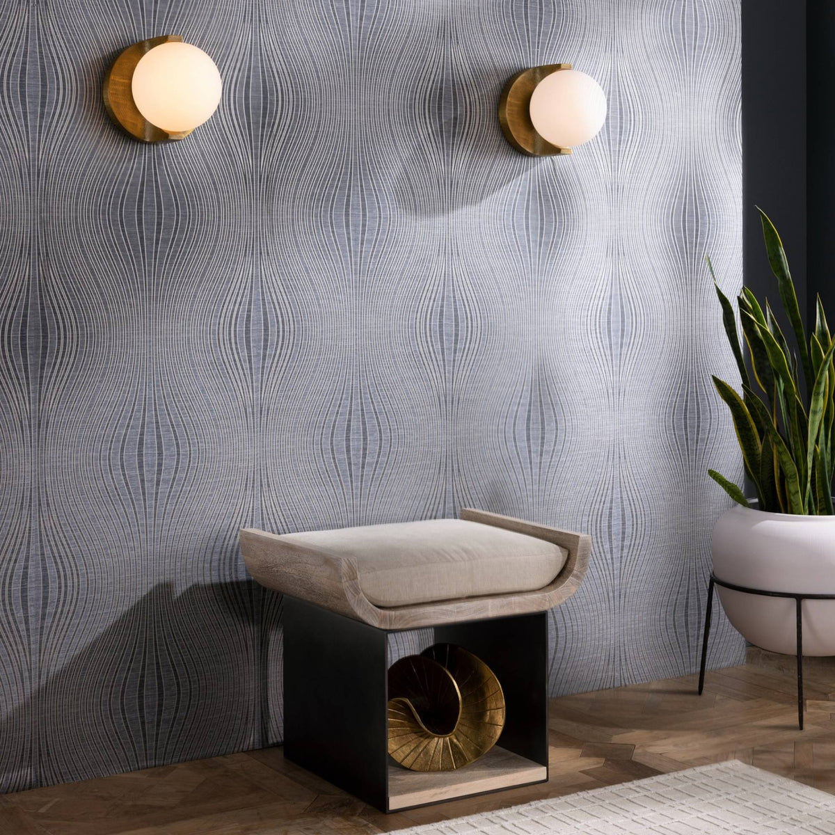 Sculptural Thurlow Wall Sconce, alternate view