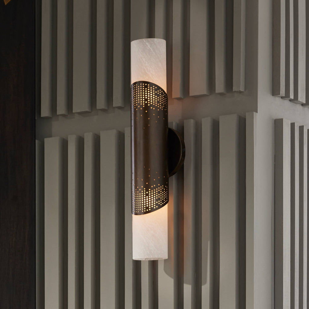 Sculptural Exelsior Wall Sconce, alternate view