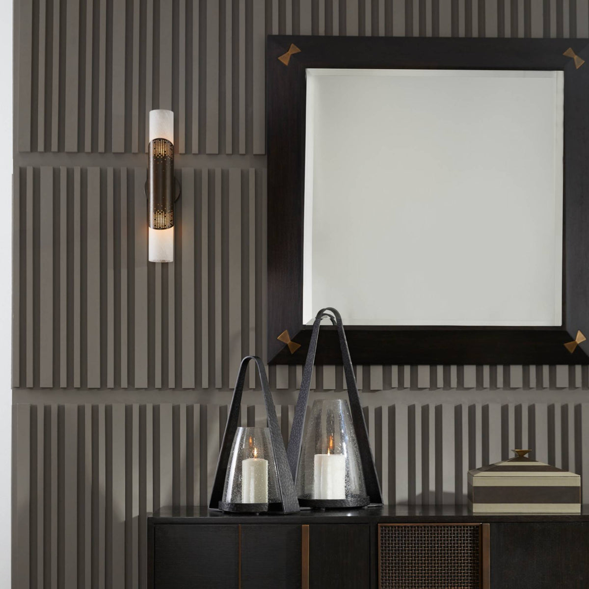 Sculptural Exelsior Wall Sconce