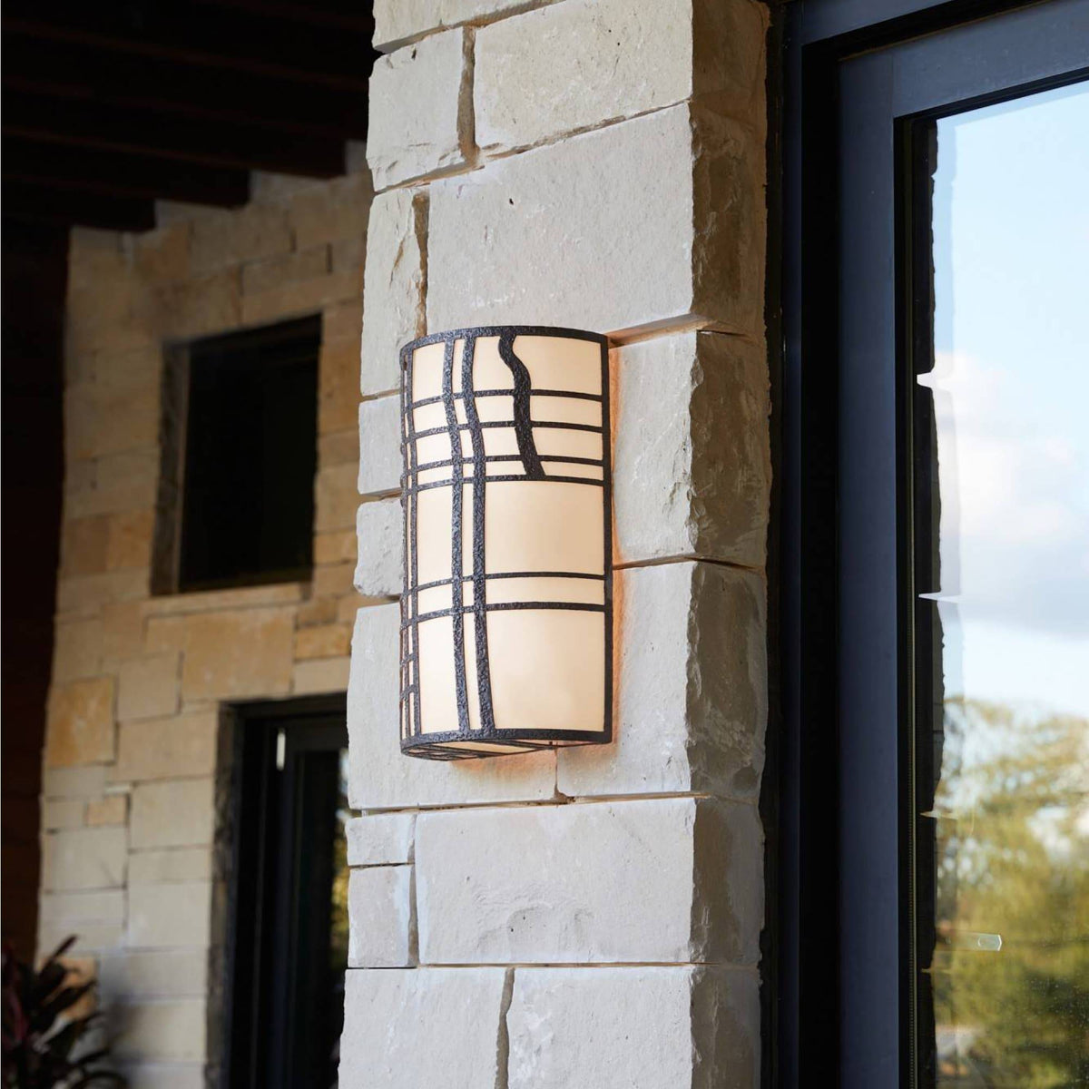 Artisan Elmwood Outdoor Wall Sconce, alternate view
