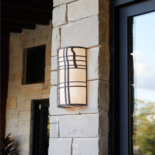 Artisan Elmwood Outdoor Wall Sconce, alternate view