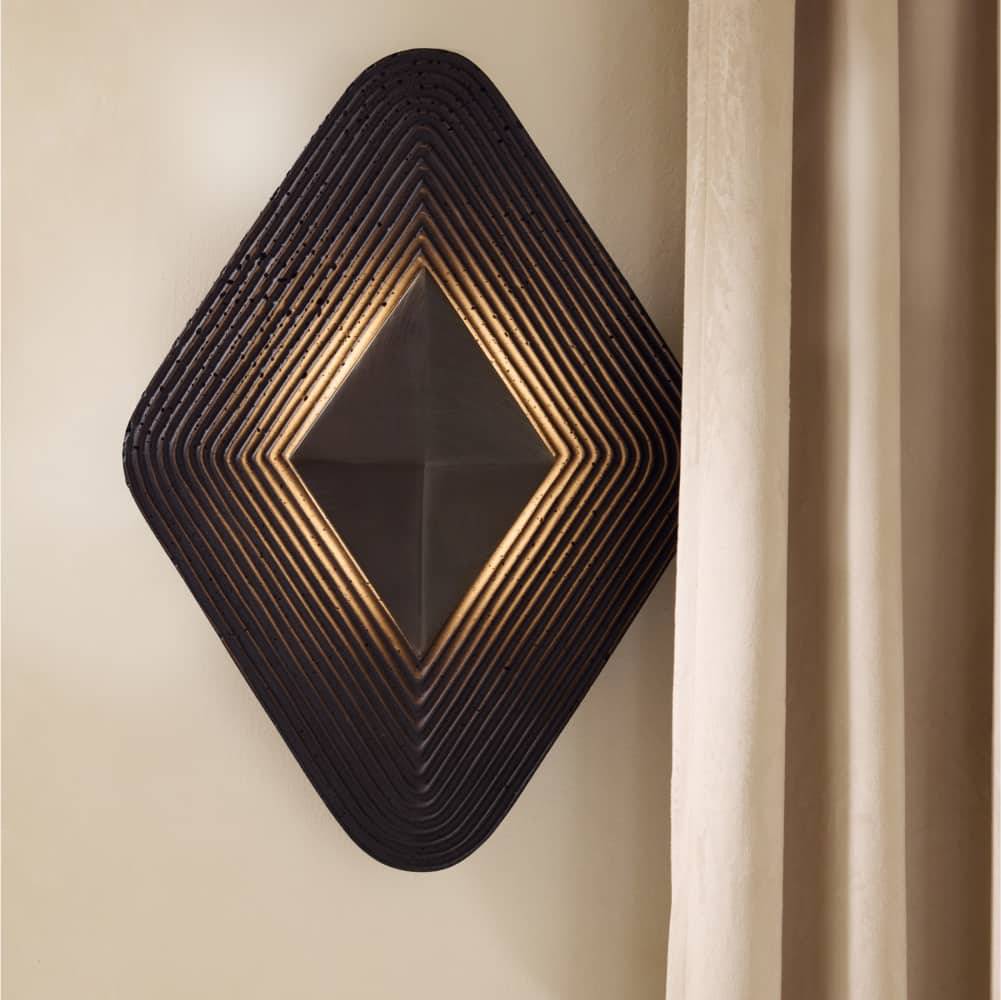 Sculptural Gatsby Wall Sconce, alternate view
