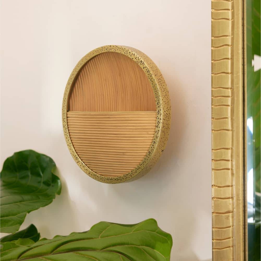 Sculptural Garland Wall Sconce