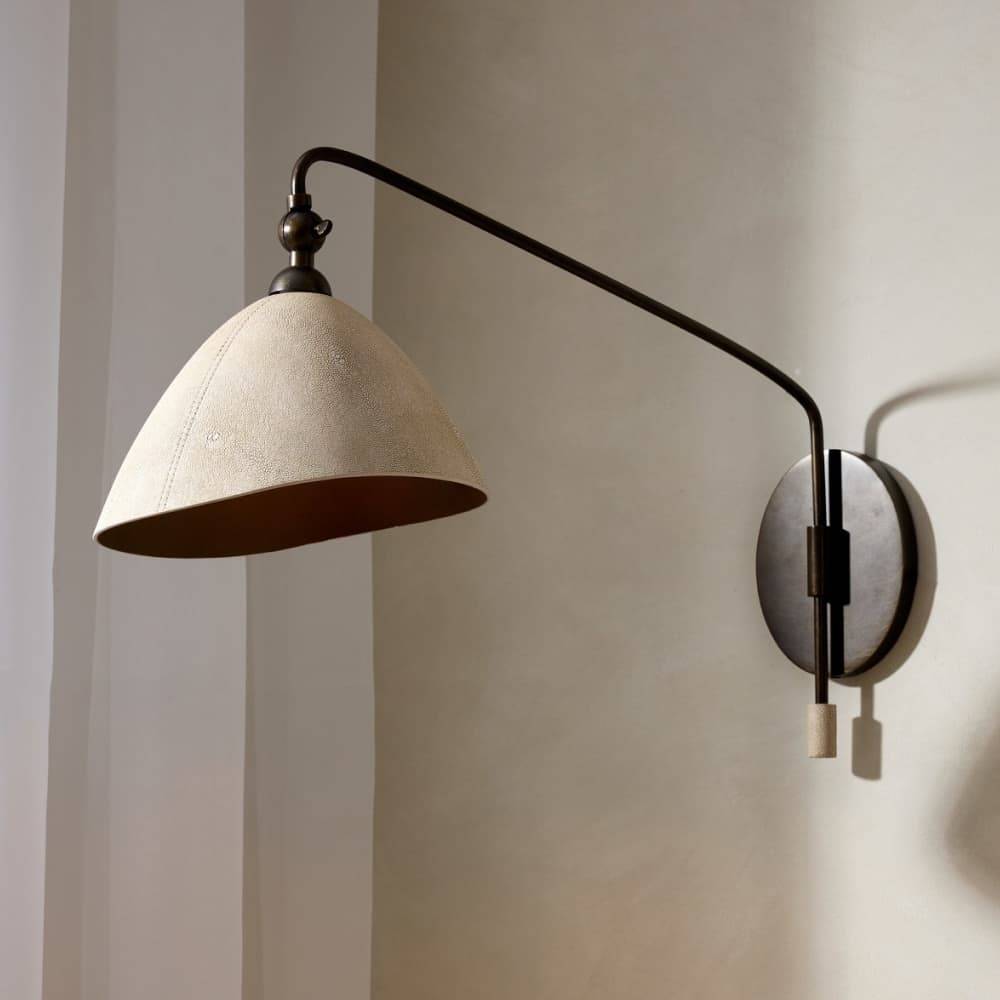 Sculptural Inlet Wall Sconce