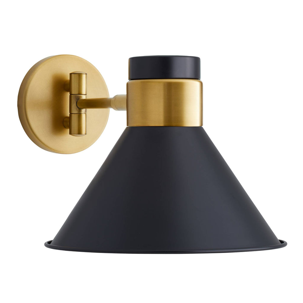 Signature Lane Wall Sconce – Black