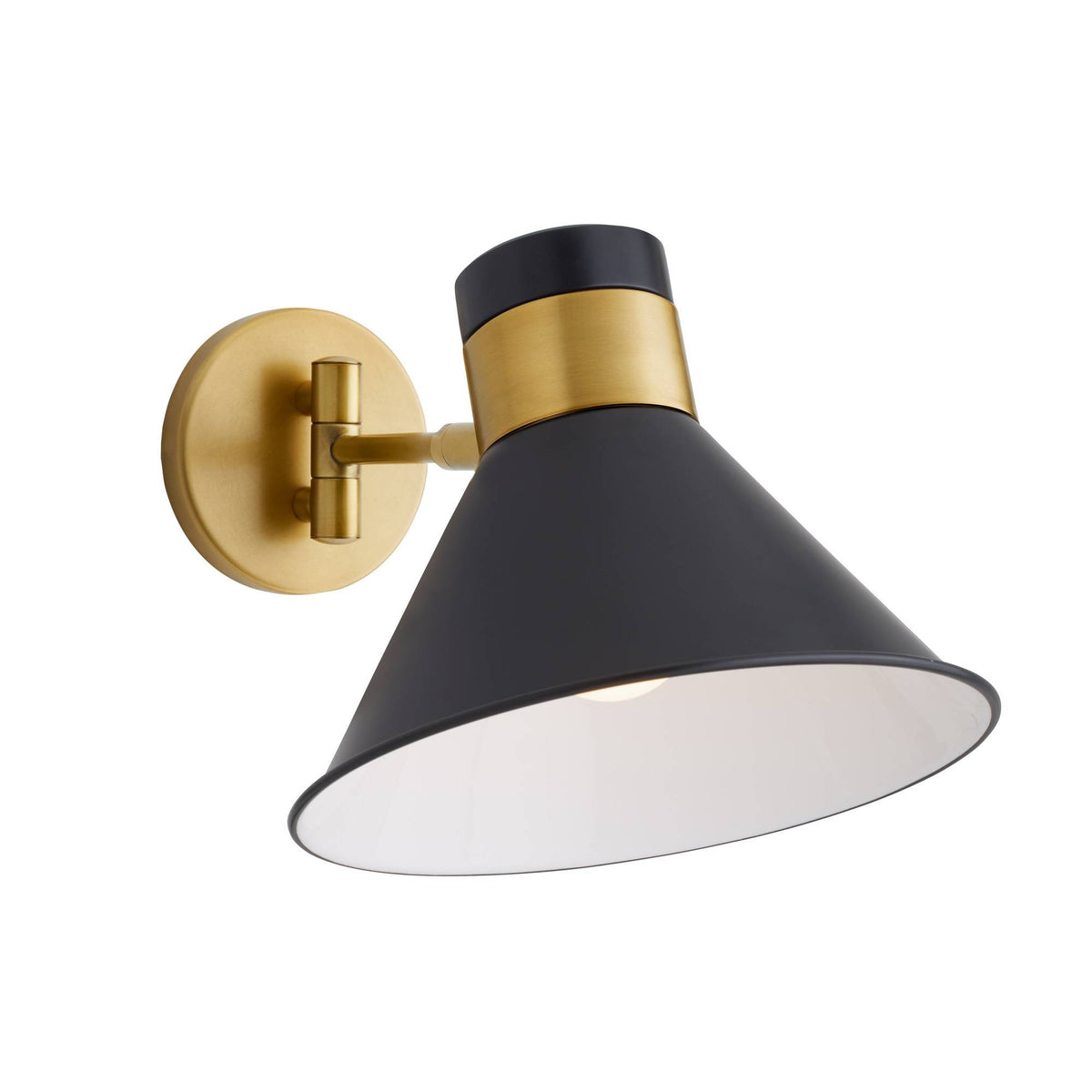 Signature Lane Wall Sconce – Black