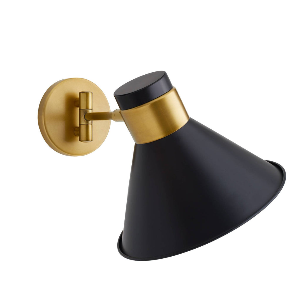 Signature Lane Wall Sconce – Black