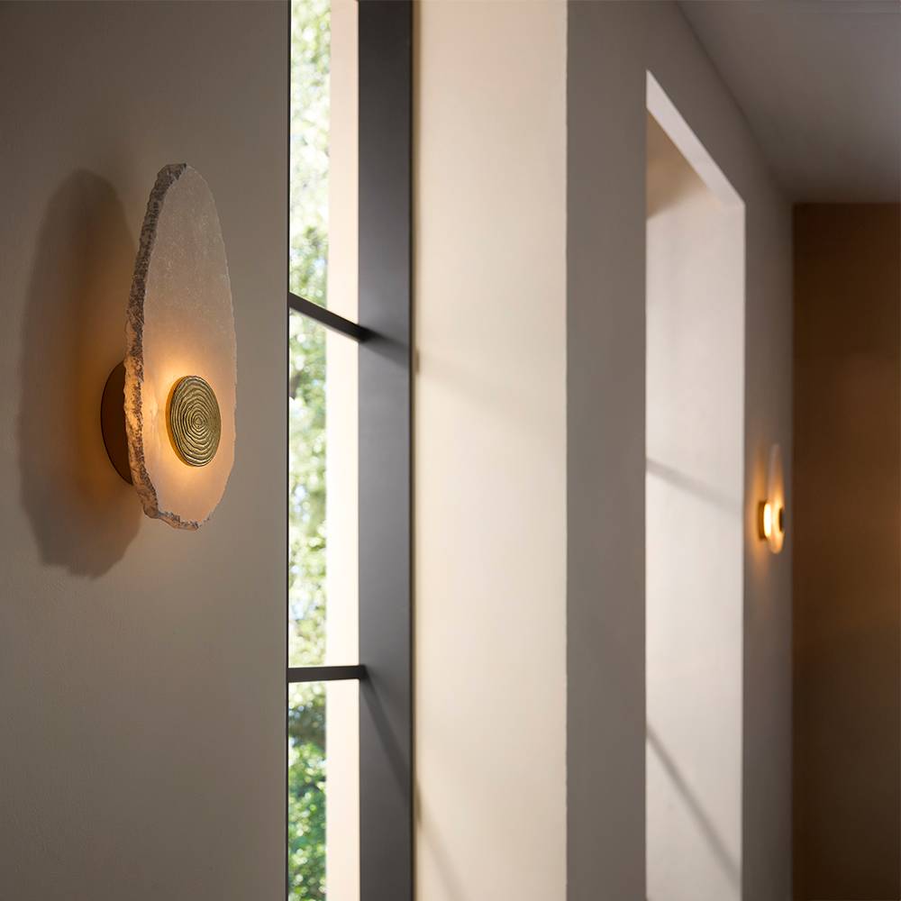 Artisan Ravelle Alabaster Wall Sconce, alternate view