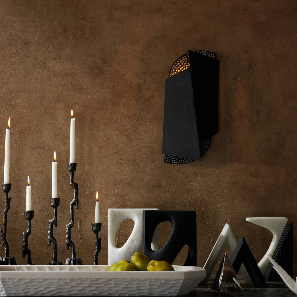 Sculptural Aldridge Wall Sconce, alternate view