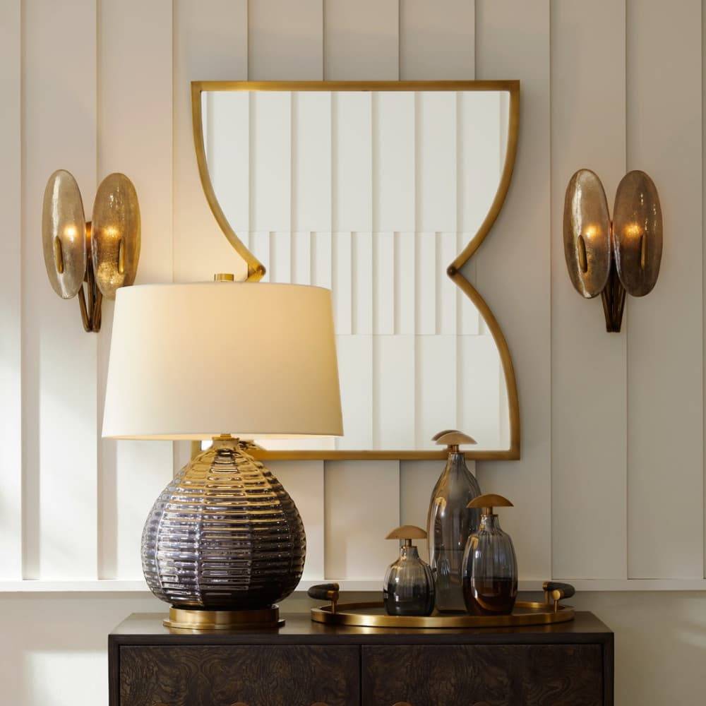 Sculptural Izara Wall Sconce, alternate view