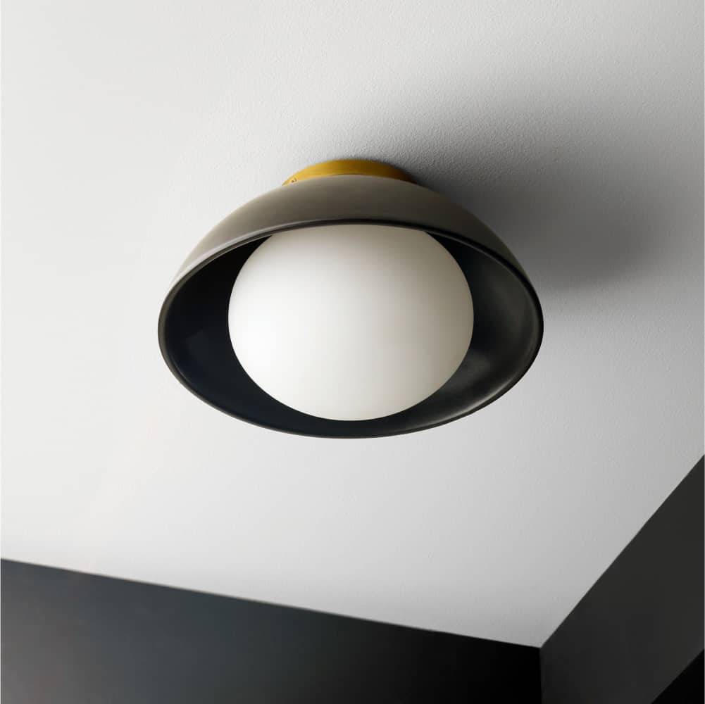 Signature Glaze Small Flush Mount, alternate view