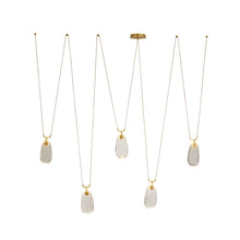 Sculptural Melt Chandelier – Gold