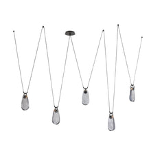 Sculptural Melt Chandelier – Gray