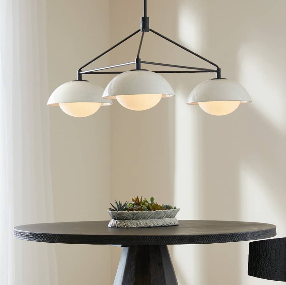 Signature Glaze Chandelier, alternate view