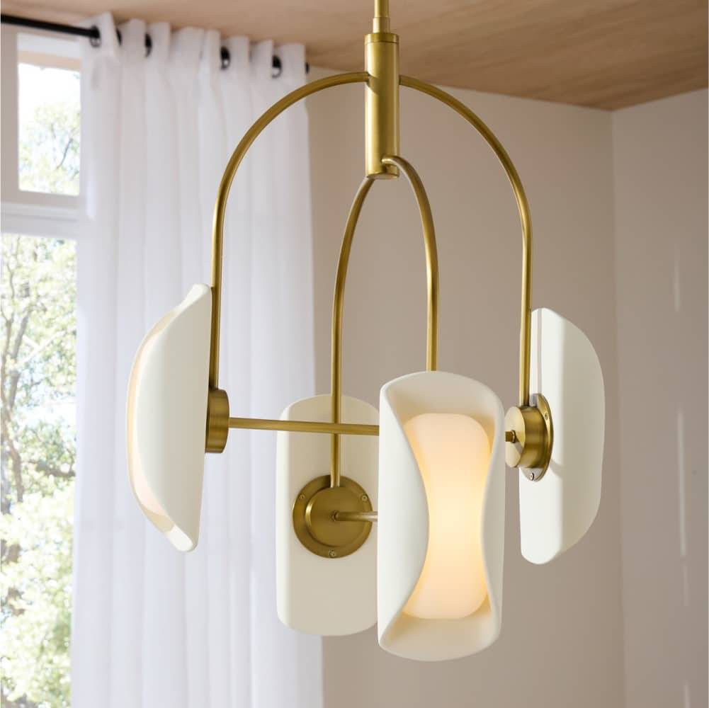 Signature Roll Chandelier, alternate view