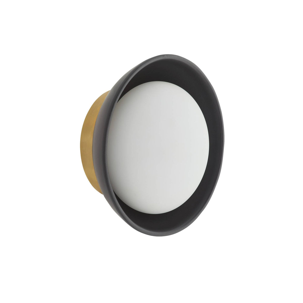 Signature Glaze Small Wall Sconce – Black