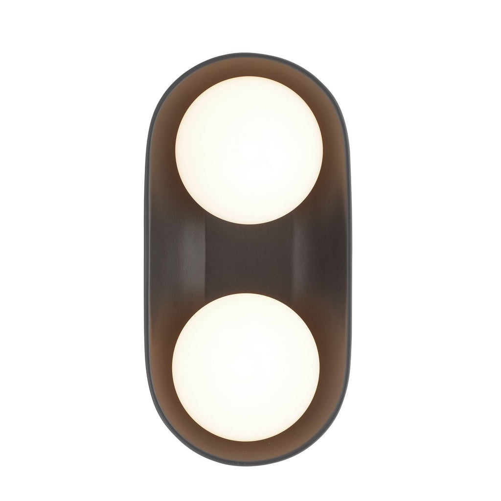 Signature Glaze Large Wall Sconce – Black