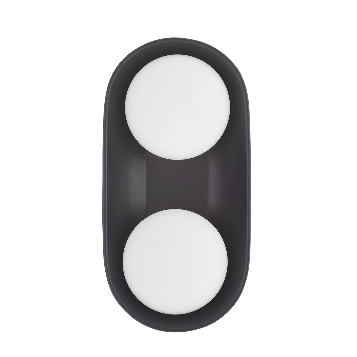 Signature Glaze Large Wall Sconce – Black