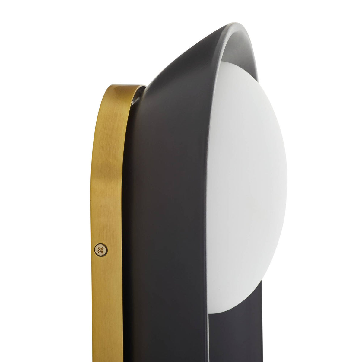 Signature Glaze Large Wall Sconce – Black
