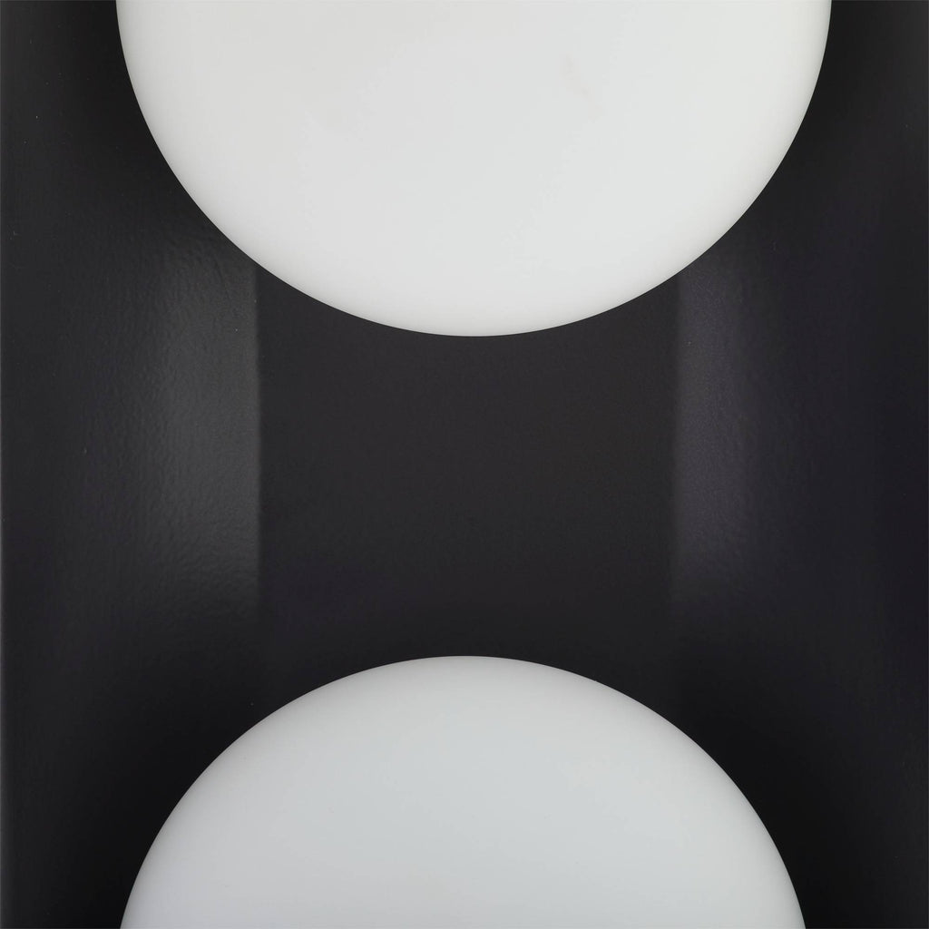 Signature Glaze Large Wall Sconce – Black