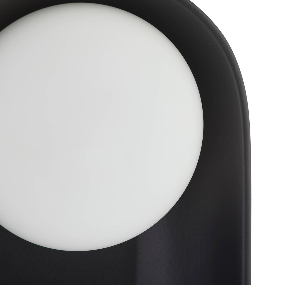Signature Glaze Large Wall Sconce – Black