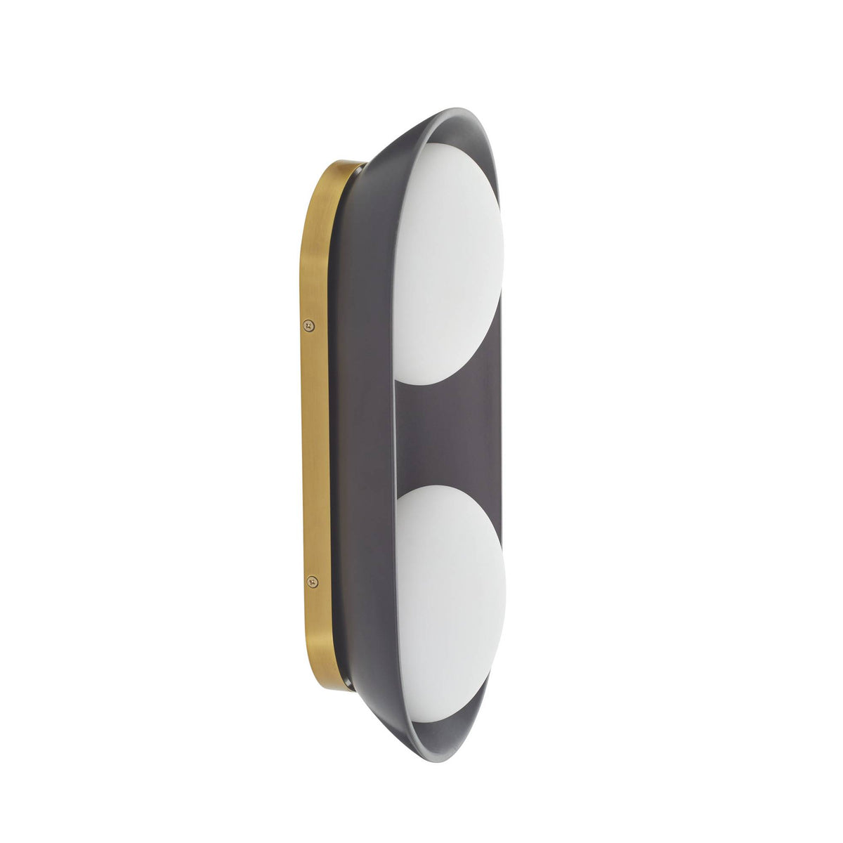 Signature Glaze Large Wall Sconce – Black
