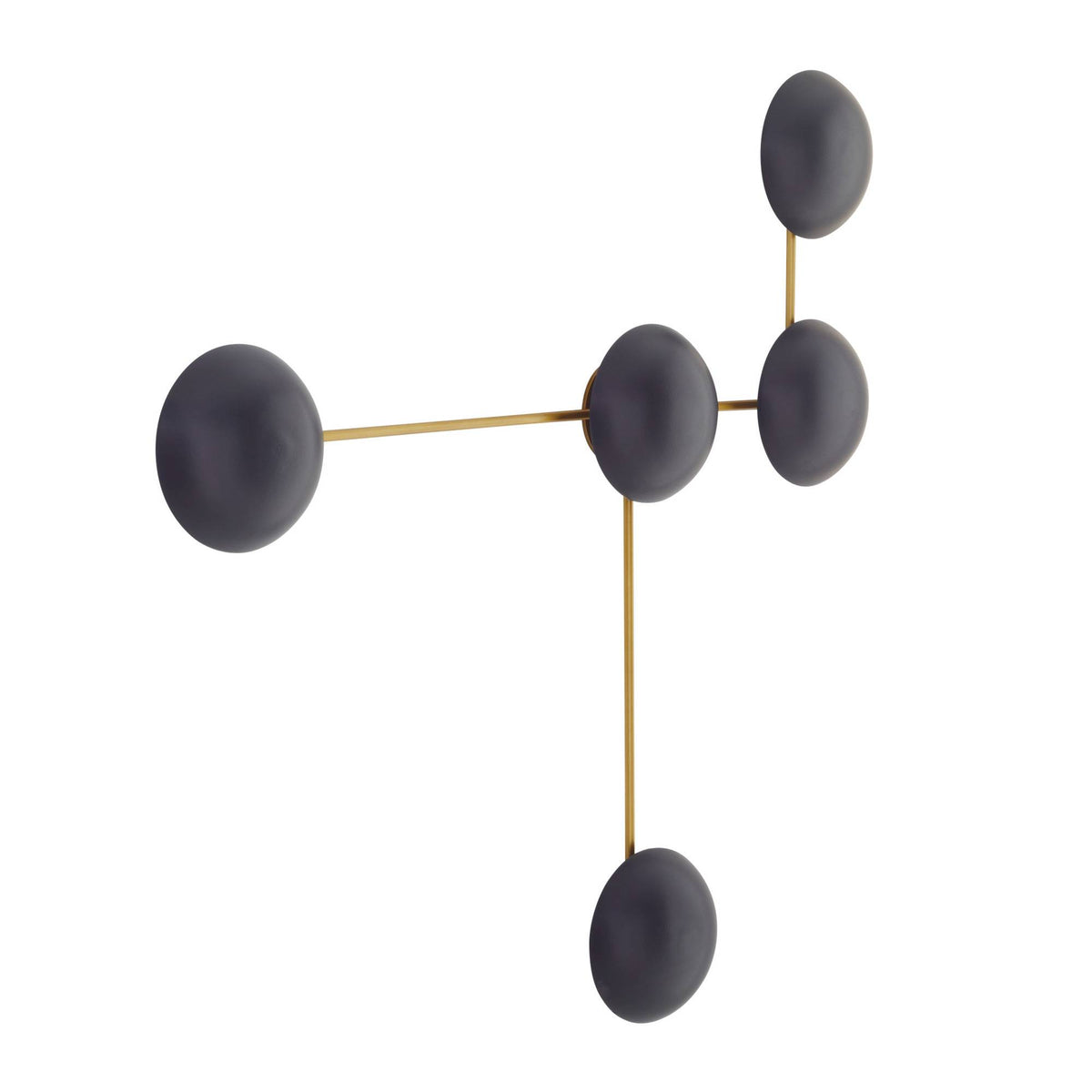 Signature Glaze Sculptural Wall Sconce – Black