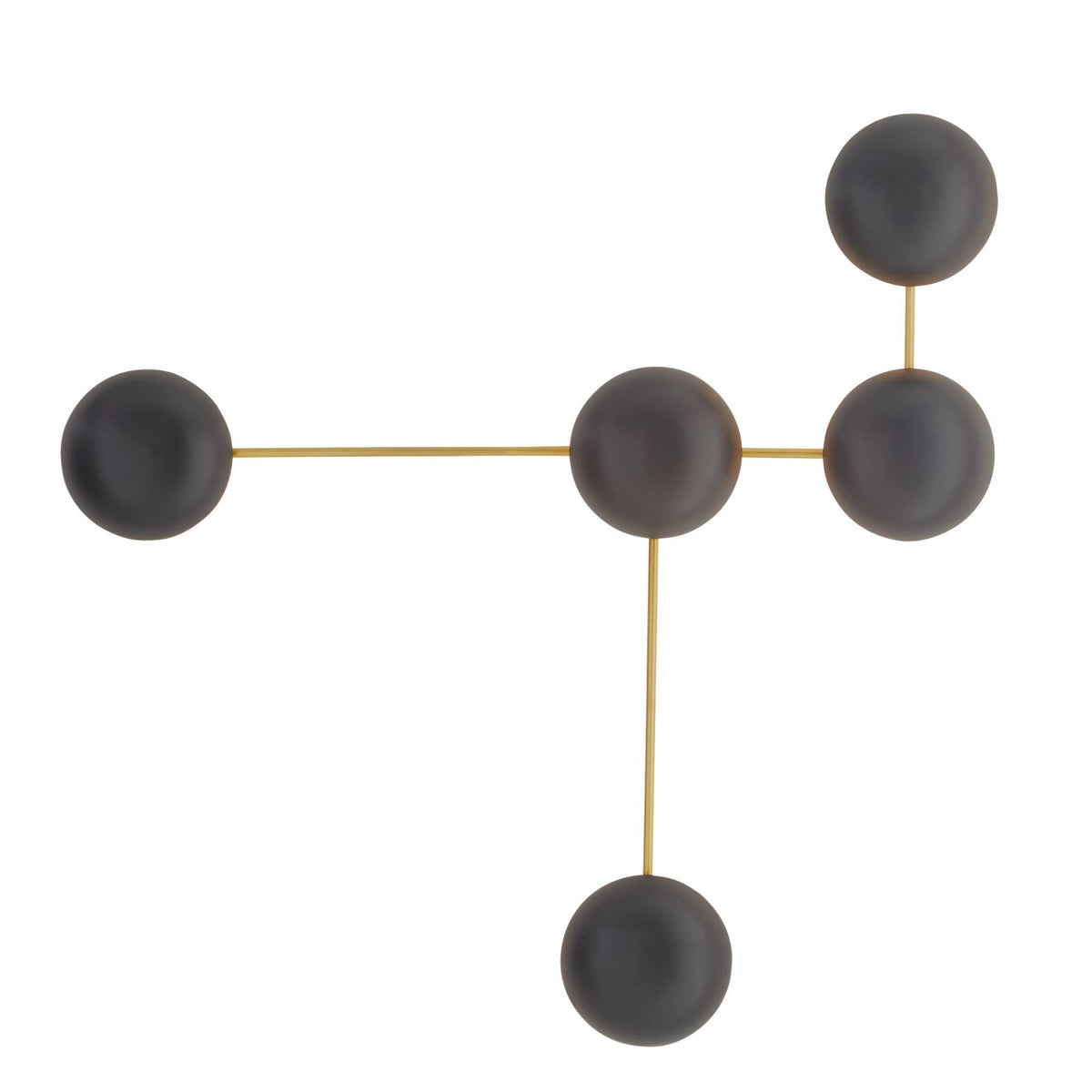 Signature Glaze Sculptural Wall Sconce – Black