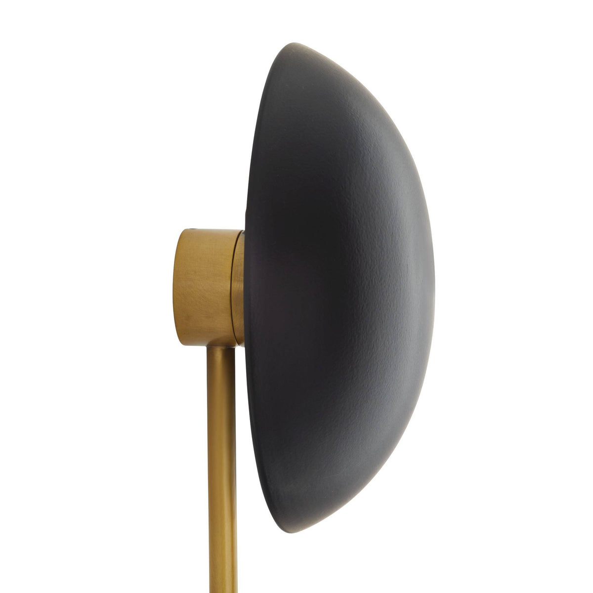 Signature Glaze Sculptural Wall Sconce – Black