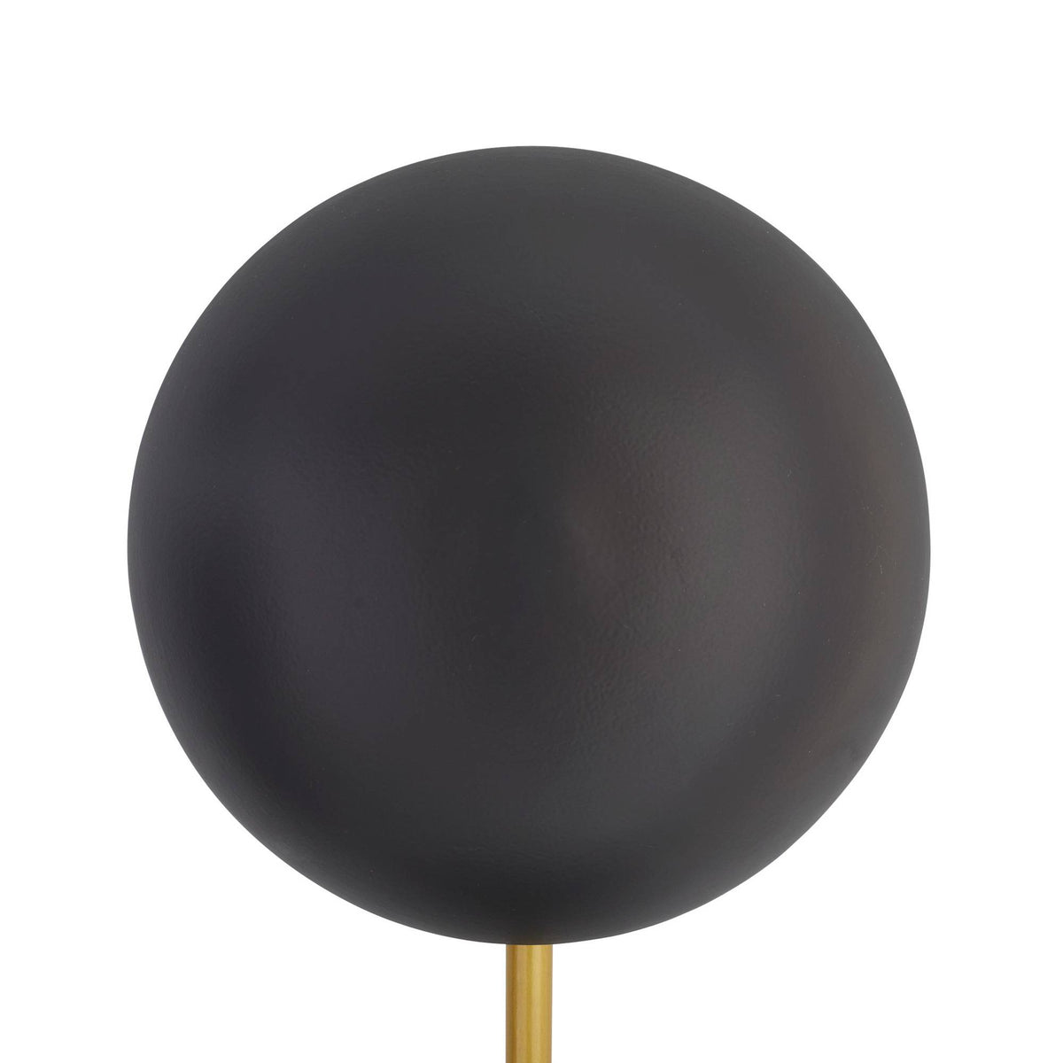 Signature Glaze Sculptural Wall Sconce – Black