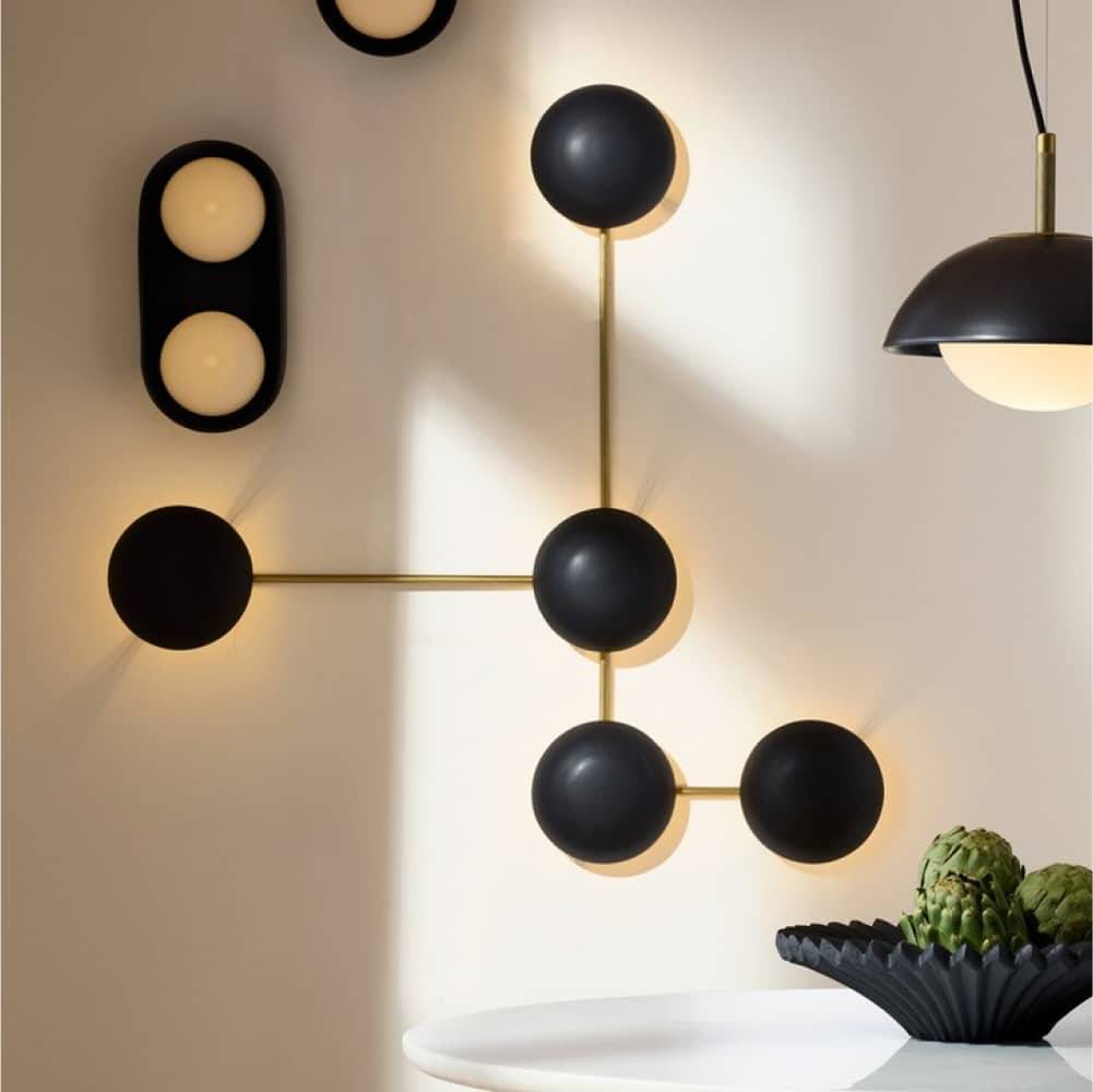 Signature Glaze Sculptural Wall Sconce, alternate view