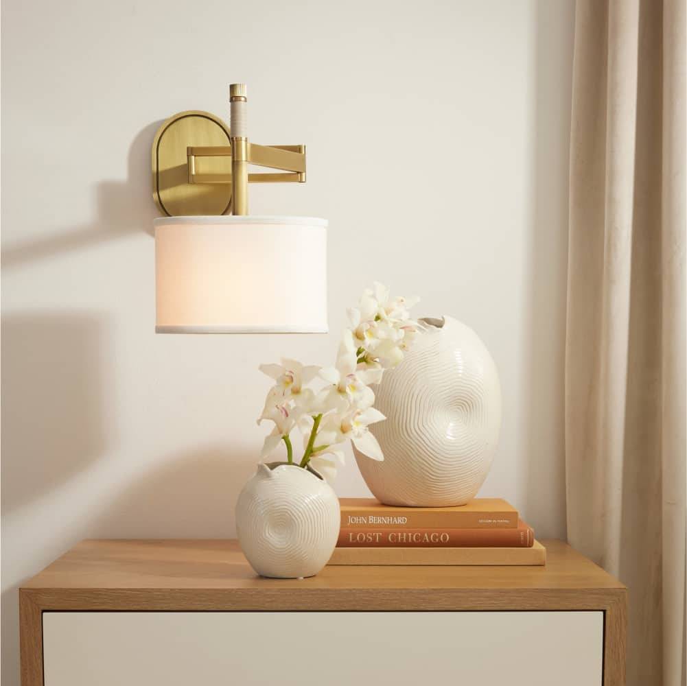 Heritage Stitch Wall Sconce, alternate view