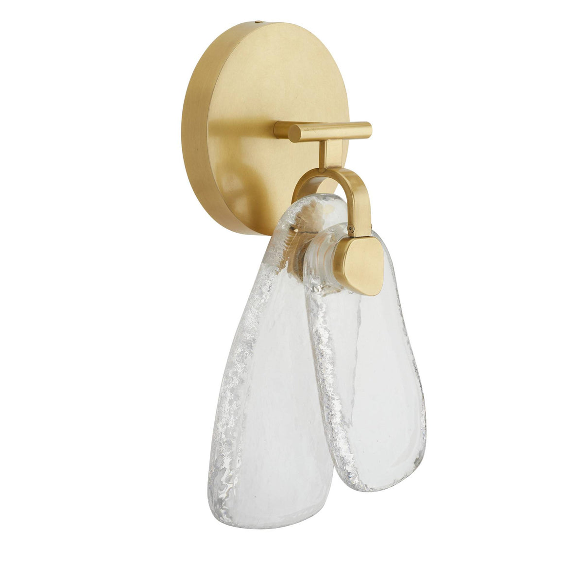 Sculptural Melt Wall Sconce – Gold