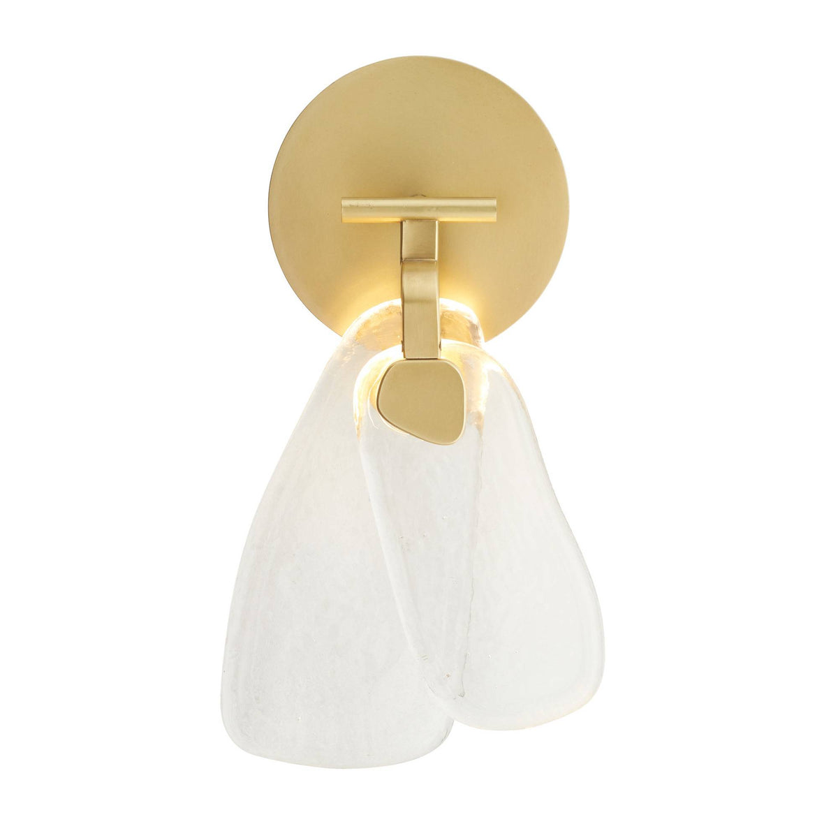 Sculptural Melt Wall Sconce – Gold