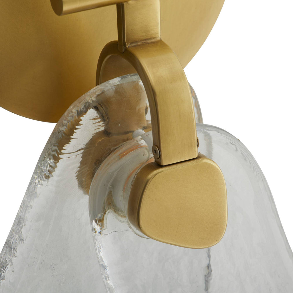 Sculptural Melt Wall Sconce – Gold