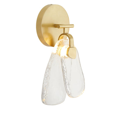 Sculptural Melt Wall Sconce – Gold
