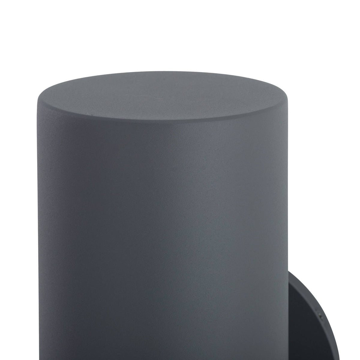 Heritage Punch Small Outdoor Wall Sconce – Gray