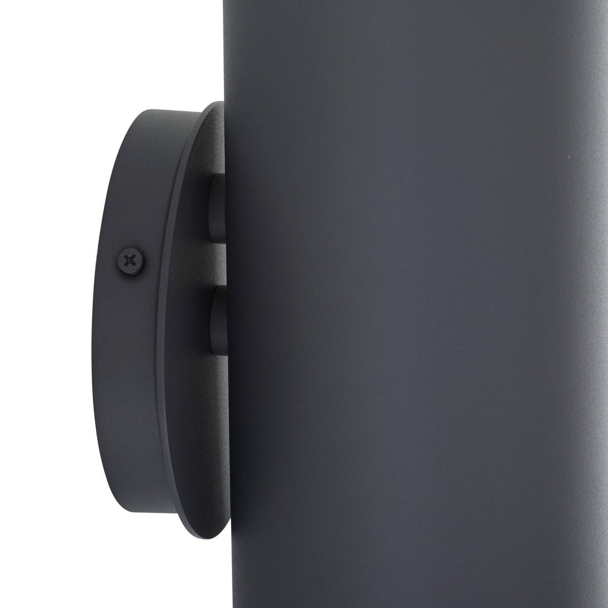 Heritage Punch Large Outdoor Wall Sconce – Gray