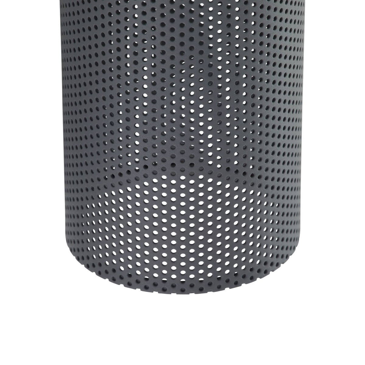 Heritage Punch Large Outdoor Wall Sconce – Gray