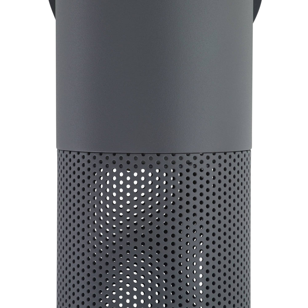 Heritage Punch Large Outdoor Wall Sconce – Gray