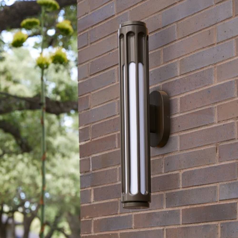 Sculptural Inset Outdoor Wall Sconce