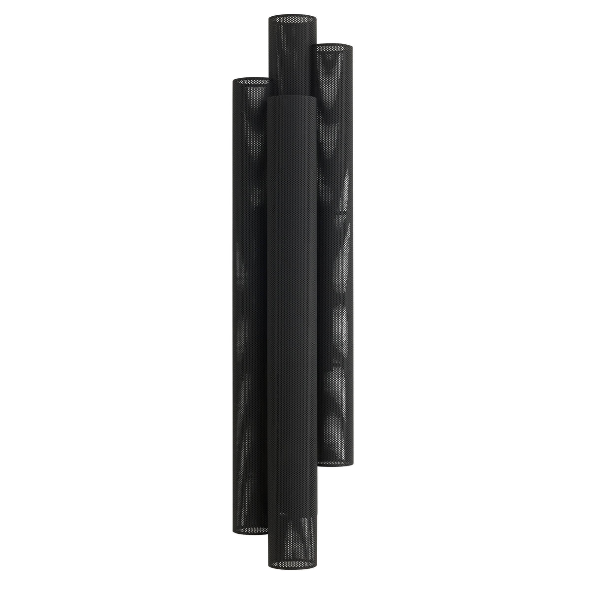 Heritage Punch Oversized Outdoor Wall Sconce – Black