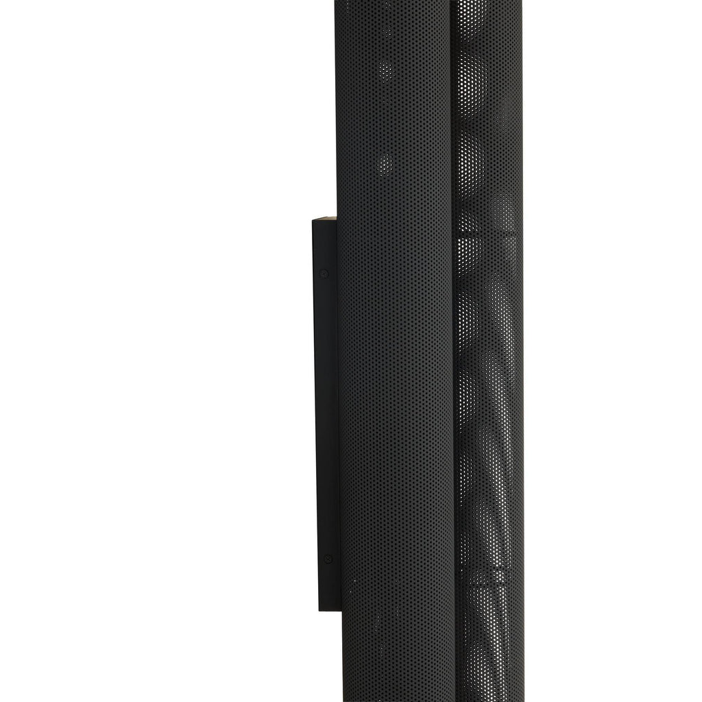 Heritage Punch Oversized Outdoor Wall Sconce – Black