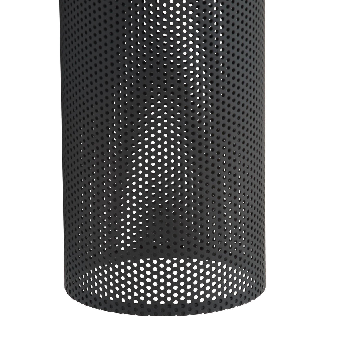 Heritage Punch Large Outdoor Wall Sconce – Black