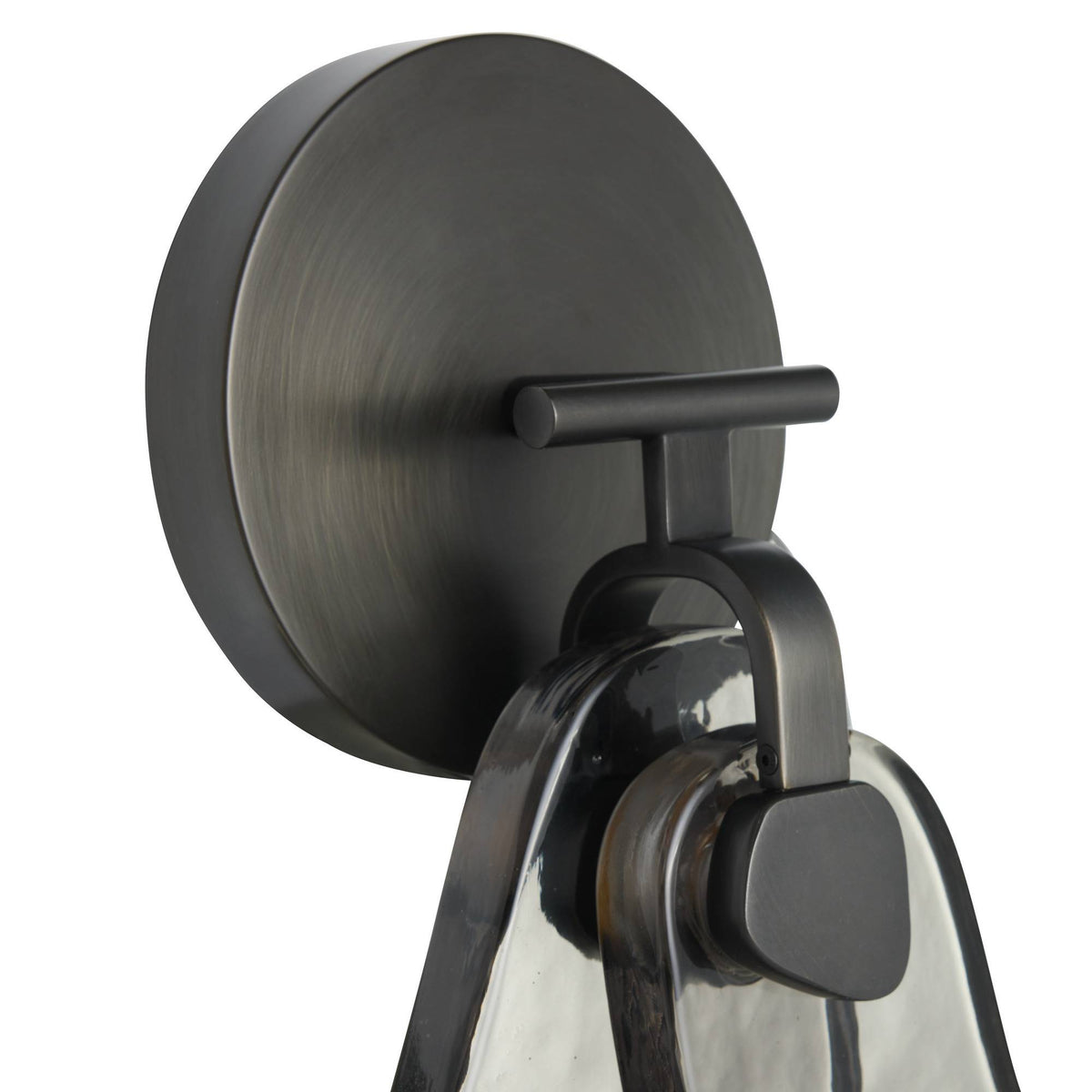 Sculptural Melt Wall Sconce – Black