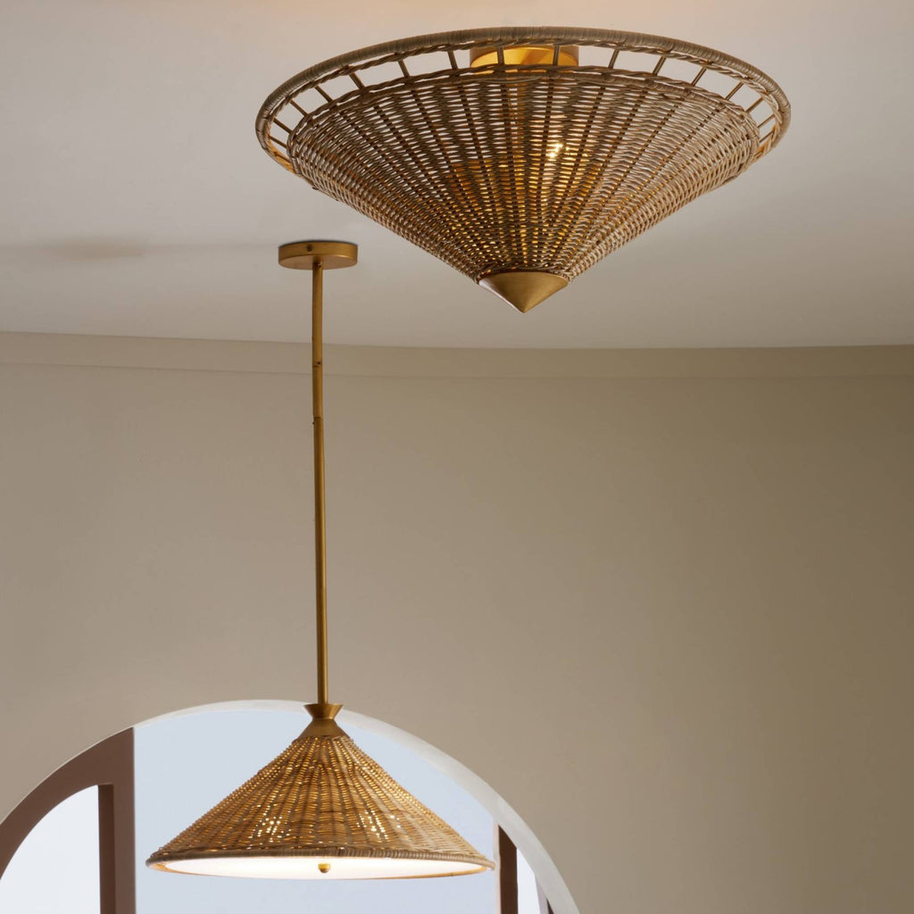 Artisan Terrace Flush Mount, alternate view