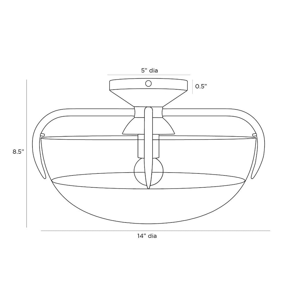 Signature Corona Flush Mount